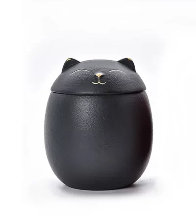 Ceramic Urn - Black