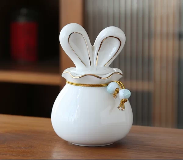 Rabbit Ceramic Urn