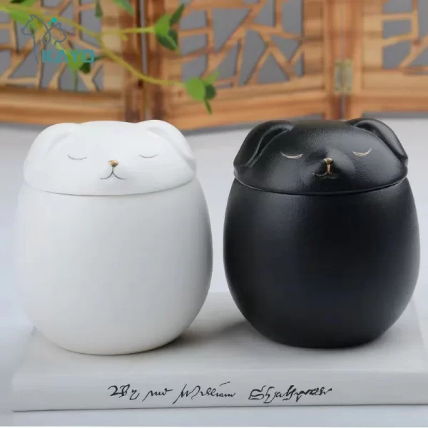 Ceramic Urn - Black