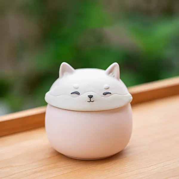 Special Cat Ceramic Urn - Light Pink