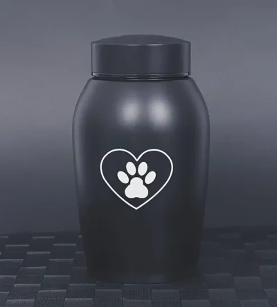 Stainless Steel Black Urn